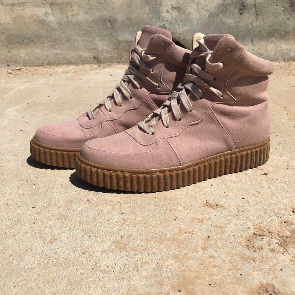 Chunky Pink High Tops
